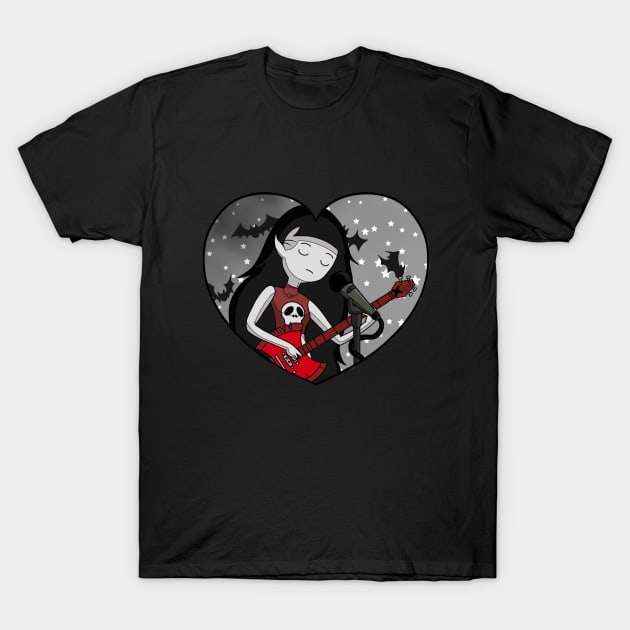 The Vampire Queen T-Shirt by CandyCornSketches